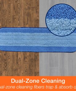 Bona Microfiber Cleaning Pad, for Hardwood and Hard-Surface Floors, fits Bona Family of Mops, 1 Pack 26 91ZLmYOLh2L