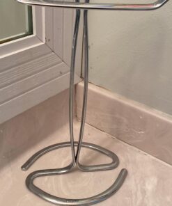 iDesign Metal Hand Towel Rack, The Axis Collection – Holds 2 Hand Towels, 7.75” x 6.25” x 13.5”, Chrome 48 91ZSMxogxjL