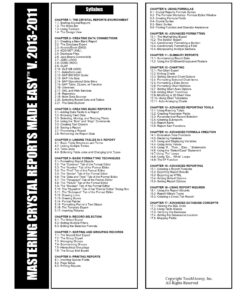 TEACHUCOMP Video Training Tutorial for Crystal Reports v. 2013 and 2011 DVD-ROM Course and PDF Manual 6 91ZUSmICYL