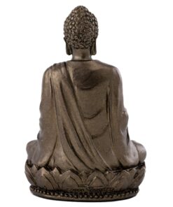 Top Collection Mini Shakyamuni Buddha Decorative Statue - Hand Painted Enlightened One Sculpture with Bronze Finish Look- 3-Inch Supreme Buddha Collectible Figurine 23 91ZX0odhrL