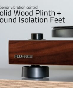 Fluance RT81 Elite High Fidelity Vinyl Turntable Record Player with Audio Technica AT95E Cartridge, Belt Drive, Built-in Preamp, Adjustable Counterweight, High Mass MDF Wood Plinth - Walnut 30 91ZapDJon5L