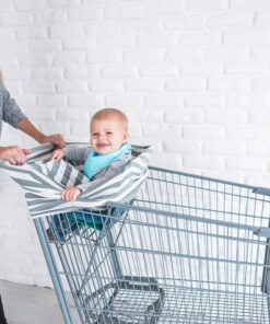 Baby Car Seat Cover Canopy and Nursing Cover Multi-Use Stretchy 5 in 1 Gift "The Harbor" by Copper Pearl 16 91Zc53cQWpL