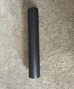 ProsourceFit High Density Foam Rollers 12 - inches long, Firm Full Body Athletic Massage Tool for Back Stretching, Yoga, Pilates, Post Workout Muscle Recuperation, Black 36"H x 6"D 54 91ZeXGZAzOL