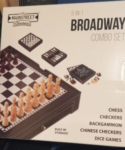 Mainstreet Classics Broadway 5-in-1 Combo Board Game Set 30 91ZgA xP9hL