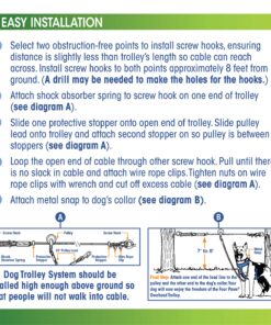Four Paws Heavy Weight Tie Out Cable Silver 20 Feet 13 91Zl4w9xUL