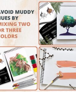 Bellofy Multimedia Sketchbook 100 Sheets | Mixed Media Paper for Drawing & Painting | Drawing Paper for Artists, Beginners & Kids | Sketchbook Mixed Media for Acrylic, Watercolor, Graphite & More 39 91ZmXvBKAeL