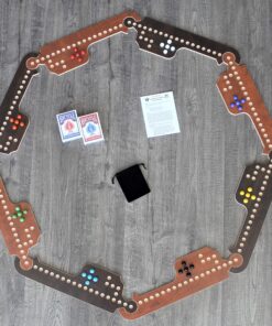 Rustic & Refined Design Jokers and Marbles Game (Brown, 4-8 Player) 19 91ZwYYJvwIL