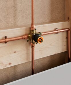 Pfister 0X8-310A PermaBalance Single Control Tub & Shower Rough-In Valve, Brass Unfinished 12 91Zxb9TkL