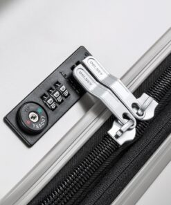 DELSEY Paris Titanium Hardside Expandable Luggage with Spinner Wheels, Silver, Carry-On 19 Inch 19 91Zy9zGzUsL