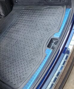 BDK-MT-785 Heavy Duty Cargo Liner Floor Mat-All Weather Trunk Protection, Trimmable to Fit & Durable HD Rubber Protection for Car SUV Sedan Auto - Black 41 91ZyF87mVdL 2