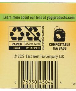 Yogi Tea, Green Tea Pure Green, 16 Count 15 91a 0FNcdkL