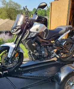 Extreme Max 5001.5010 Motorcycle Wheel Chock, Black Standard 53 91a9NJQ3cLL