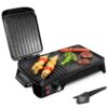 Nutrichef 2-in-1 Panini Press Grill & Griddle | Nonstick Coating, Temperature Control | Multiuse Countertop Sandwich Maker | Removable Drip Tray | 1500W | Compact Electric Griddle | 20.3 x 12.5 x 5.3 4 91aJdozzIfL 1