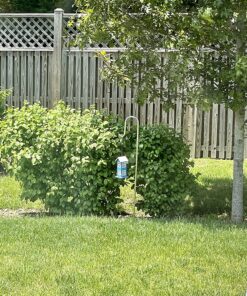 Sherwoodbase Ridge - Wild Bird House Feeder, Weatherproof Design for Easy Cleaning & Refills, Comes with Hook to Hang on Tree, Poles in Backyard Garden, Patio; Gift idea for Parents (Blue) 39 91aK e8TQZL