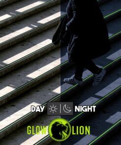 Anti Slip Tape Outdoor Stair Treads Non-Slip Grip Tape for Stairs, Glow in Dark Tape: Waterproof, Reflective, Safety & Traction Tread Tape by Glow Lion 2" Anti-Slip Tape 27 91aLWdKbwWL