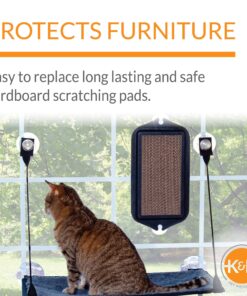 Alternative view of K&H Pet Products EZ Mount Window Cat Scratcher REFILL Cardboard 5 X 10 Inches - Fits K&H Cat Scratcher that Mounts to Virtually Any Smooth Surface (Refill ONLY - Frame sold separately)