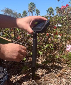 IdeaWorks JB7356 Solar Paw Print Outdoor Lights, Black 27 91aNeJgv48L