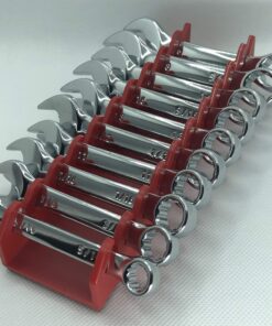 Alternative view of Protoco 5120 Stubby Wrench Rack, Red, 10-Piece