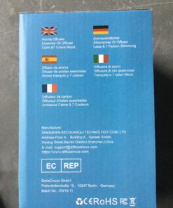 Diffuserlove Essential Oil Diffusers 200ML Remote Control Ultrasonic Mist Humidifiers BPA-Free Aromatherapy Diffuser with 7 Color Lights, Auto Shut-Off for Bedroom Office Kitchen White 35 91aXWoa1T8L