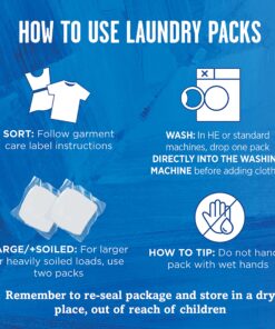 Seventh Generation Laundry Detergent Packs, Free & Clear, 90 Loads (2 pouches, 45 Ct EA) 19 91aXidzCOLL