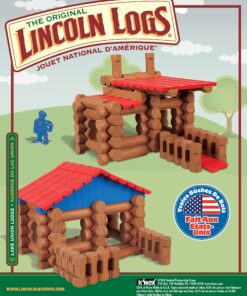 LINCOLN LOGS – Lake Union Lodge – 88 Pieces – Ages 3+ – Preschool Educational Toy 9 91aalkaqtsL