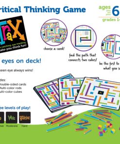Learning Resources iTrax Critical Thinking Game - 69 Pieces, Ages 6+ Brainteaser Games for Kids, Develops Critical Thinking Skills, Board Games 15 91abRFBH2 S