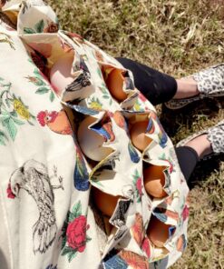 Fluffy Layers, The Egg Collecting Apron® - A Beautiful Alternative to the Basket - Holds 10 Eggs- Gather Eggs from Your Chicken Coop While Filling Your Waterer and Feeder With Eggs Kept Safe 16 91aeU8M1aZL