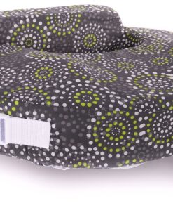 My Brest Friend Original Nursing Pillow | Ergonomic Breastfeeding Pillows | Supports Both Mom & Baby | Breastfeeding Essentials | Handy Side Pocket, Double Straps & Removable Cover, Fireworks Grey/Yellow Fireworks 24 91ak8yNaK L 1