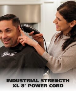 Wahl USA Elite Pro High-Performance Corded Home Haircut & Grooming Kit for Men – Electric Hair Clipper – Model 79602M Black 42 91akppbxo3L