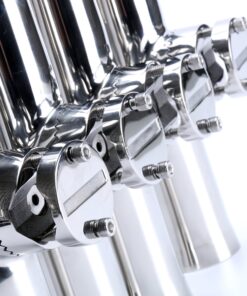 Amarine Made Boat 4pcs Fishing Rod Holder, Stainless Rail Mount Clamp on Rod Holder, Adjustable Fishing Pole Holder for Rails 7/8" to 1" 27 91alaGUv6iL