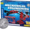 Thames & Kosmos Mechanical Engineering: Robotic Arms STEM Experiment Kit | Build 6 Pneumatic Machines | Robotic Claw, Exoskeleton Arms & More | Explore Air Pressure & Robotics | Ages 7+
