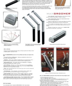 MANGROOMER Do-It-Yourself Electric Back Hair Shaver (101-6) 33 91atlQEffhL