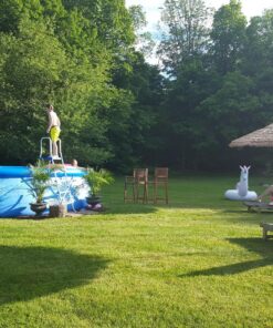 Intex 18ft X 48in Easy Set Pool Set with Filter Pump, Ladder, Ground Cloth & Pool Cover 18 ft x 48 in 51 91awbXI4ZEL