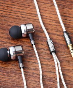 sephia SP3060 Wired Headphones, HD Bass Driven Audio, Lightweight Aluminum Wired in Ear Earbud Headphones, S/M/L Ear Bud Tips, Earphone Case, 3.5mm Tangle-Free Cord (Without Mic) 35 91awhr55MZL