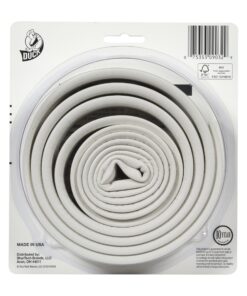 Alternative view of Duck Brand Heavy-Duty Self Adhesive Weatherstrip Seal for Large Gap, White, 3/8-Inch x 1/4-Inch x 17-Feet, 2 Seals, 282434