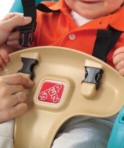 Alternative view of Step2 Infant To Toddler Swing Seat, Bucket Style Swing Seat, Secure Harness, Weather-Resistant Rope, Ages 9 - 36 Months, Easy Assembly, Attaches to Most Swing Sets, Turquoise Blue