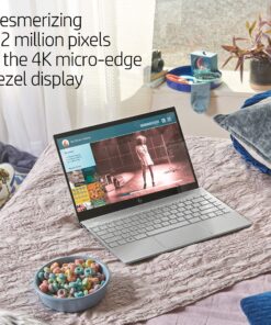 HP ENVY 13-13.99 Inches Thin Laptop w/ Fingerprint Reader, 4K Touchscreen, Intel Core i7-8565U, NVIDIA GeForce MX250 Graphics, 16GB SDRAM, 512GB SSD, Windows 10 Home (13-aq0044nr, Natural Silver) Intel Core i7 8th Gen 31 91bFN 62wML