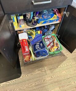 LYNK PROFESSIONAL® Pull Out Cabinet Organizer, 20"W x 21"D - Slide Out Drawers for Kitchen Cabinets - Sliding Pantry Shelves - Roll Out Shelf Storage for Pots, Pans - Lifetime Limited Warranty, Chrome 20" W x 21" D 20x21 Chrome 31 91bKzS2foL