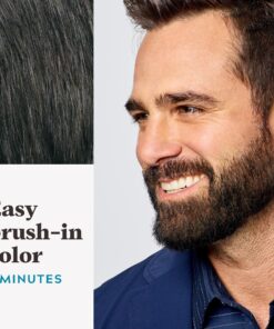 Just For Men Mustache & Beard, Beard Dye for Men with Brush Included for Easy Application, With Biotin Aloe and Coconut Oil for Healthy Facial Hair - Dark Brown, M-45, Pack of 3 13 91bMJgyBNoL
