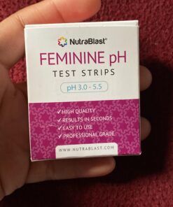 NutraBlast Feminine pH Test Strips 3.0-5.5 | Monitor Intimate Health | Easy to Use & Accurate Women’s Acidity & Alkalinity Balance pH Level Tester Kit (100 Tests Roll) 32 91blNkjQOfL 3