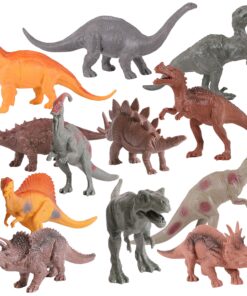 Alternative view of Kangaroo - Realistic 7" Dinosaur Toys | Jumbo PVC Assorted Dinosaurs with Play Mat & Educational Full Color Book | Gift Set for Kids Learning & Development (Set of 12)
