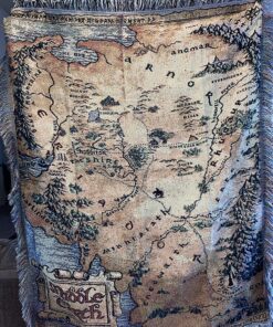 Northwest Lord of The Rings - The Hobbit Woven Tapestry Throw Blanket, 48" x 60", Middle Earth 23 91btodj8CHL