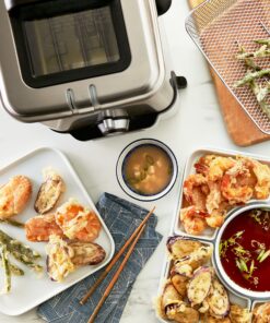 T-fal Ultimate EZ Clean Stainless Steel Deep Fryer with Basket 3.5 Liter Oil and 2.6 Pound Food Capacity 1700 Watts Oil Filtration, Temp Control, Digital Timer, Dishwasher Safe Parts Stainless Steel 44 91bv sAZ32L