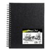 conda 8.5"x11" Hardbound Sketch Book, Double-Sided Hardcover Sketchbook, Spiral Sketch Pad, Durable Acid Free Drawing Art Paper for Kids & Adults A413723 8.5"x11" 4 91bvXSjXYaL