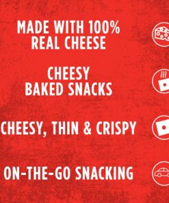 Alternative view of Cheez-It Snap'd Cheese Cracker Chips, Thin Crisps, Lunch Snacks, Variety Pack, 15oz Bag (20 Packs) 3 Flavor Variety Pack 20 Bags (0.75oz Bags)