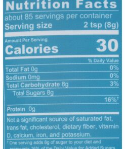 Wholesome Sweeteners, Granulated Amber Sugar, 1.5 lb Organic Turbinado Sugar 1.5 Pound (Pack of 1) 18 91bxO BBNPL