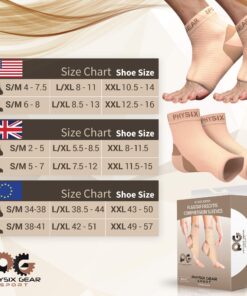 Physix Gear Sport Plantar Fasciitis Socks with Arch Support for Men & Women - Ankle Compression Sleeve, Toeless Compression Socks Foot Pain Relief, Ankle Swelling Better Than Night Splint, Beige L/XL L/XL-US Mens 8.5-13 | Womens 8-11 Beige Nude (1 Pair) 23 91bzflQ0uQL