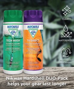Nikwax Hardshell Cleaning & Waterproofing Duo-Pack 300ml Duo Pack 39 91c9ec1VatL