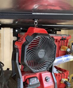 Master Magnetics 7580 Magnetic Hook Organizer Rotating Swing Hook 65 Pound Pull Force 1.47Diameter 0.54Thick Black 30 91cJOafTt5L