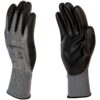 AmazonBasics Polyurethane Coated Work Gloves, Polyester Liner Fiber, Touch Screen, Grey, Size 10, XL, 12-Pair 10/XL 3 91cMHtoVdSL